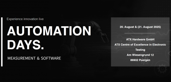 AUTOMATION DAYS – Measurement & Software
